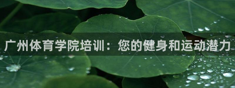 焦点娱乐官方网站下载手机版安装：广州体育学院培训：您