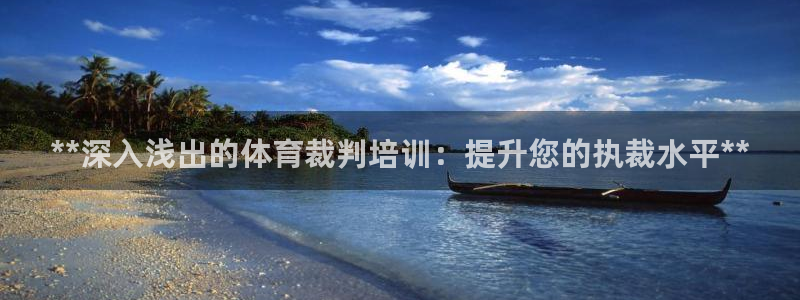 焦点娱乐营7O777：**深入浅出的体育裁判培训：提