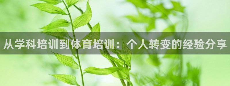 焦点娱乐官网下载安装最新版本：从学科培训到体育培训：