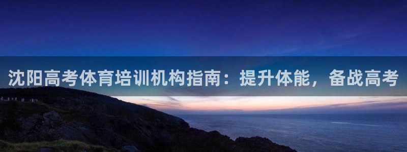 焦点娱乐加速器：沈阳高考体育培训机构指南：提升体能，